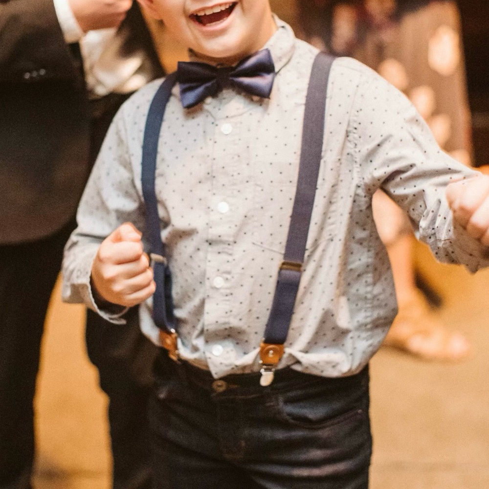 Boys Polka Dot Dress Shirt